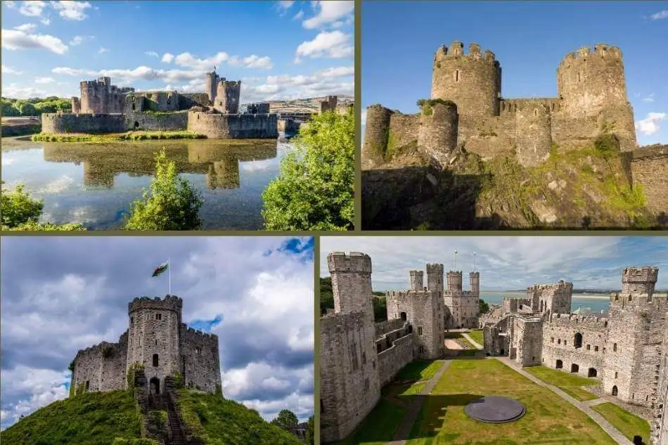 How many castles in wales