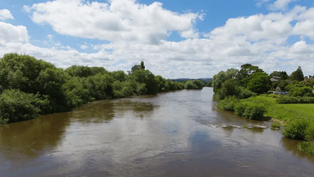 River Wye Ross-on-Wye Herefordshire England uk