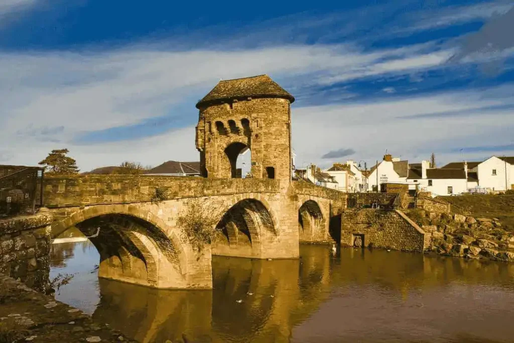 Monnow Bridge an historic and oldest landmark