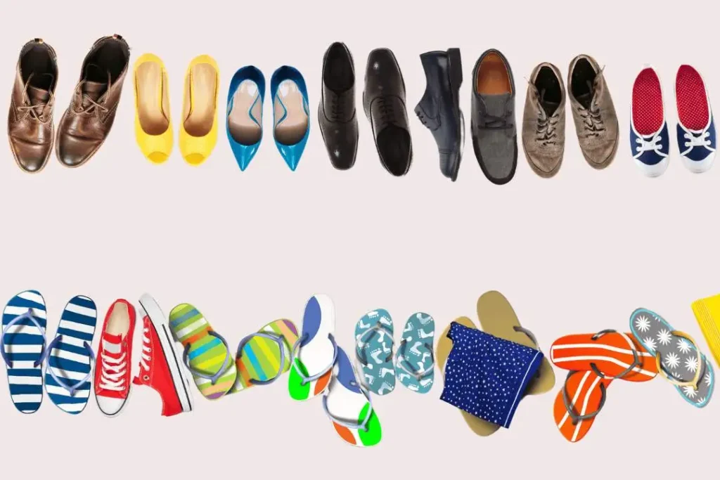 Footwear Packing List For Holiday