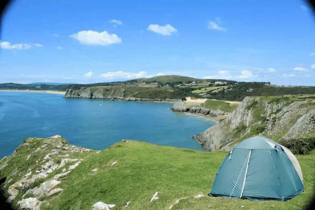 Three Cliffs Bay Holiday Park camping